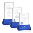 Merit Award on Base - Blue | https://www.bestnamebadges.com