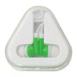 Tek Booklet with Triangle Ear Buds | https://www.bestnamebadges.com