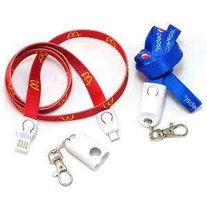 2 IN 1 LANYARD USB CABLE | https://www.bestnamebadges.com