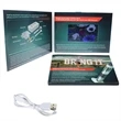 Lilac 4.3" LCD Video Bi-fold Brochure | https://www.bestnamebadges.com