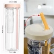 Fruit Infuser Water Bottles With Straw | https://www.bestnamebadges.com
