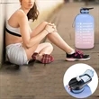 Gallon Water Bottle With Time Marker | https://www.bestnamebadges.com