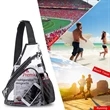 Clear Shoulder Crossbody Backpack | https://www.bestnamebadges.com