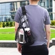 Clear Shoulder Crossbody Backpack | https://www.bestnamebadges.com