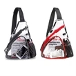 Clear Shoulder Crossbody Backpack | https://www.bestnamebadges.com