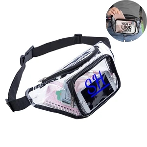 Clear Fanny Pack Waterproof Cute Waist Bag | https://www.bestnamebadges.com