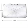 Foldable Car Windshield Sun Shade | https://www.bestnamebadges.com