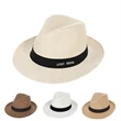 Structured Summer Panama Straw Hat | https://www.bestnamebadges.com