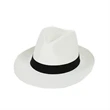 Structured Summer Panama Straw Hat | https://www.bestnamebadges.com