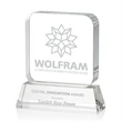 Flamborough Award on Base - Clear | https://www.bestnamebadges.com