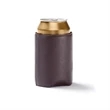 Leather Neoprene Can Cooler | https://www.bestnamebadges.com
