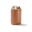 Leather Neoprene Can Cooler | https://www.bestnamebadges.com