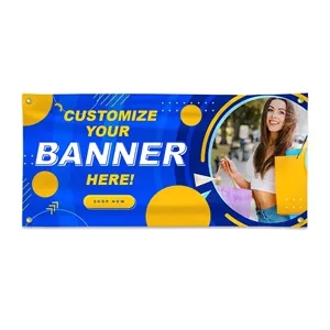 Digital Printed 13 oz Vinyl Scrim Banner 15 sq. ft. & Up | https://www.bestnamebadges.com