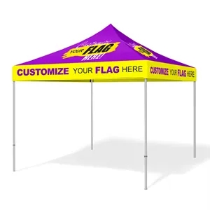 Custom Event Tent Canopy Only - Full Color Digital Print | https://www.bestnamebadges.com