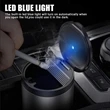 Portable Car Ashtray With Led Blue Light Lid | https://www.bestnamebadges.com