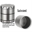 Aluminium Herb Grinder With Large Capacity Storage Container | https://www.bestnamebadges.com