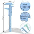 6" Double Scale Plastic Caliper | https://www.bestnamebadges.com