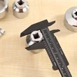 6" Double Scale Plastic Caliper | https://www.bestnamebadges.com