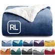Sherpa Fleece Throw Blanket | https://www.bestnamebadges.com