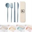4-Piece Stainless Steel Flatware Set | https://www.bestnamebadges.com