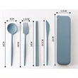 4-Piece Stainless Steel Flatware Set | https://www.bestnamebadges.com