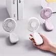 Portable Clip On Rechargeable Fan With Led Light | https://www.bestnamebadges.com
