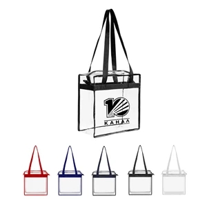 Stadium Clear Zipper Tote Bag