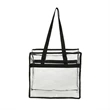 Stadium Clear Zipper Tote Bag | https://www.bestnamebadges.com