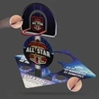 Pop-Ups! Basketball Mini Table Game + Coaster | https://www.bestnamebadges.com