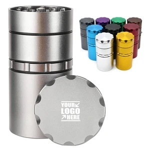 Aluminium Herb Grinder With Large Capacity Storage Container | https://www.bestnamebadges.com