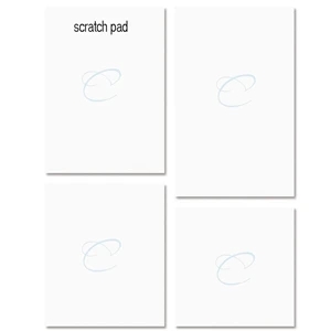 5 1/2" x 8 1/4" 100-Sheet Notepad