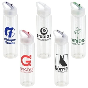 Paddock 32 oz PET Infuser Bottle with Flip-Up Lid | https://www.bestnamebadges.com