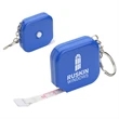 Square 5-Foot Tape Measure with Key Chain | https://www.bestnamebadges.com