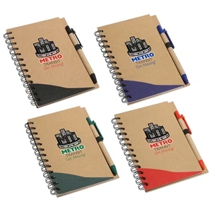 Recycle Write Notebook & Pen | https://www.bestnamebadges.com