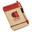 Think Green Recycled Notepad & Pen | https://www.bestnamebadges.com