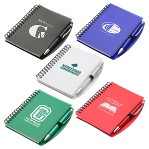 Hardcover Notebook & Pen Set | https://www.bestnamebadges.com