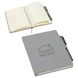 Quorum Soft Touch Journal with Matching Color Gel Pen | https://www.bestnamebadges.com