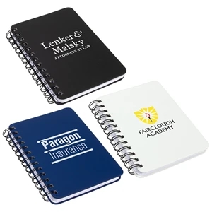 Hefty Hardcover Notebook | https://www.bestnamebadges.com