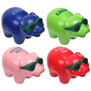 Cool Pig Stress Reliever | https://www.bestnamebadges.com