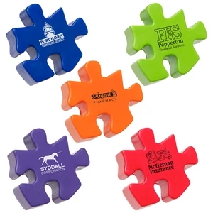 Puzzle Piece Stress Reliever | https://www.bestnamebadges.com