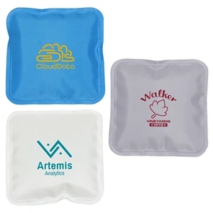 Square Nylon-Covered Hot/Cold Pack | https://www.bestnamebadges.com