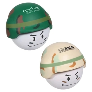 Soldier Mad Cap Stress Reliever | https://www.bestnamebadges.com