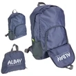 Trailblazer Collapsible Polyester Backpack | https://www.bestnamebadges.com