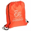 Quick Sling Polyester Budget Drawstring Bag | https://www.bestnamebadges.com