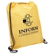 Quick Sling Polyester Budget Drawstring Bag | https://www.bestnamebadges.com