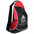Natural Curve Non-Woven/Polyester Sling Backpack | https://www.bestnamebadges.com