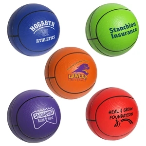 Basketball Stress Reliever | https://www.bestnamebadges.com