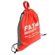 Glide Right Non-Woven Drawstring Bag | https://www.bestnamebadges.com