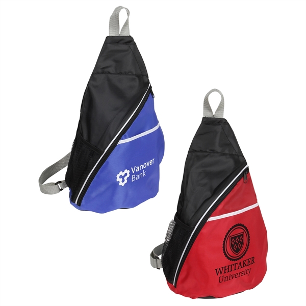 Busy Day Polyester Sling Backpack