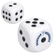 Dice Stress Reliever | https://www.bestnamebadges.com